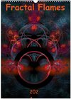 Buchcover Fractal Flames (Wandkalender 2025 DIN A3 hoch), CALVENDO Monatskalender