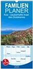 Buchcover Familienplaner 2025 - Kos - zauberhafte Insel des Dodekanes mit 5 Spalten (Wandkalender, 21 x 45 cm) CALVENDO