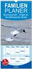 Buchcover Familienplaner 2025 - Sturmerprobt - Vögel an Nordfrieslands Küste mit 5 Spalten (Wandkalender, 21 x 45 cm) CALVENDO