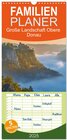 Buchcover Familienplaner 2025 - Große Landschaft Obere Donau mit 5 Spalten (Wandkalender, 21 x 45 cm) CALVENDO