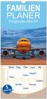 Buchcover Familienplaner 2025 - Flugzeuge aller Art mit 5 Spalten (Wandkalender, 21 x 45 cm) CALVENDO