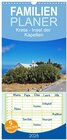 Buchcover Familienplaner 2025 - Kreta - Insel der Kapellen mit 5 Spalten (Wandkalender, 21 x 45 cm) CALVENDO