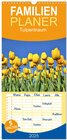 Buchcover Familienplaner 2025 - Tulpentraum mit 5 Spalten (Wandkalender, 21 x 45 cm) CALVENDO