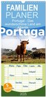Buchcover Familienplaner 2025 - Portugal - Das wunderschöne Land am Atlantik. mit 5 Spalten (Wandkalender, 21 x 45 cm) CALVENDO