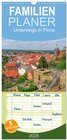 Buchcover Familienplaner 2025 - Unterwegs in Pirna mit 5 Spalten (Wandkalender, 21 x 45 cm) CALVENDO
