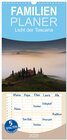 Buchcover Familienplaner 2025 - Licht der Toscana mit 5 Spalten (Wandkalender, 21 x 45 cm) CALVENDO