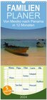 Buchcover Familienplaner 2025 - Von Mexiko nach Panama in 12 Monaten mit 5 Spalten (Wandkalender, 21 x 45 cm) CALVENDO