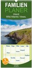 Buchcover Familienplaner 2025 - Irland. Wild Atlantic Views. mit 5 Spalten (Wandkalender, 21 x 45 cm) CALVENDO