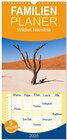 Buchcover Familienplaner 2025 - Wildes Namibia mit 5 Spalten (Wandkalender, 21 x 45 cm) CALVENDO