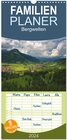 Buchcover Familienplaner 2025 - Bergwelten mit 5 Spalten (Wandkalender, 21 x 45 cm) CALVENDO