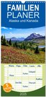 Buchcover Familienplaner 2025 - Alaska und Kanada mit 5 Spalten (Wandkalender, 21 x 45 cm) CALVENDO