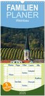 Buchcover Familienplaner 2025 - Strukturen im Weinbau mit 5 Spalten (Wandkalender, 21 x 45 cm) CALVENDO