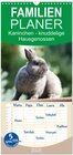 Buchcover Familienplaner 2025 - Kaninchen - knuddelige Hausgenossen mit 5 Spalten (Wandkalender, 21 x 45 cm) CALVENDO