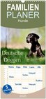 Buchcover Familienplaner 2025 - Deutsche Doggen / Geburtstagskalender mit 5 Spalten (Wandkalender, 21 x 45 cm) CALVENDO