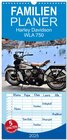 Buchcover Familienplaner 2025 - Harley Davidson WLA 750 mit 5 Spalten (Wandkalender, 21 x 45 cm) CALVENDO