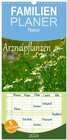 Buchcover Familienplaner 2025 - Arzneipflanzen mit 5 Spalten (Wandkalender, 21 x 45 cm) CALVENDO