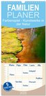Buchcover Familienplaner 2025 - Farbenspiel - Kunstwerke in der Natur 2025 mit 5 Spalten (Wandkalender, 21 x 45 cm) CALVENDO