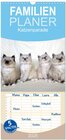 Buchcover Familienplaner 2025 - Katzenparade mit 5 Spalten (Wandkalender, 21 x 45 cm) CALVENDO