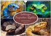 Buchcover Schlangen. Faszination Reptilien. Kunstvolle Paintings (Wandkalender 2025 DIN A4 quer), CALVENDO Monatskalender