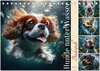 Buchcover Badespaß - Hunde unter Wasser (Tischkalender 2025 DIN A5 quer), CALVENDO Monatskalender