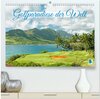 Buchcover Golfparadiese der Welt (hochwertiger Premium Wandkalender 2025 DIN A2 quer), Kunstdruck in Hochglanz