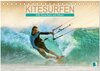 Buchcover Kitesurfen: Mit Drachen am Meer (Tischkalender 2025 DIN A5 quer), CALVENDO Monatskalender