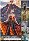 Buchcover Elemental Elegance - Mode inspiriert von den Kräften der Natur (Wandkalender 2025 DIN A3 hoch), CALVENDO Monatskalender
