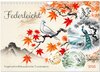 Buchcover Federleicht - Vogelwelt im Stile asiatischer Tuschmalerei (Wandkalender 2025 DIN A4 quer), CALVENDO Monatskalender