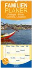 Buchcover Familienplaner 2025 - Portugal - Porto, Coimbra, Lissabon mit 5 Spalten (Wandkalender, 21 x 45 cm) CALVENDO