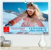 Buchcover Skifahren - Frauen Power auf der Piste (hochwertiger Premium Wandkalender 2025 DIN A2 quer), Kunstdruck in Hochglanz