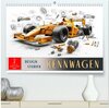 Buchcover Rennwagen - Design Studien (hochwertiger Premium Wandkalender 2026 DIN A2 quer), Kunstdruck in Hochglanz