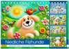 Buchcover Niedliche Filzhunde - Liebevolle Ideen aus Filz und Wolle (Tischkalender 2026 DIN A5 quer), CALVENDO Monatskalender