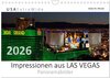 Buchcover Impressionen aus LAS VEGAS (Wandkalender 2026 DIN A4 quer), CALVENDO Monatskalender