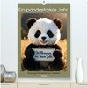 Buchcover Ein pandastarkes Jahr - Flauschige Pandabären zum Verlieben (hochwertiger Premium Wandkalender 2026 DIN A2 hoch), Kunstd