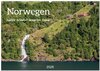 Buchcover Norwegen. Sognefjord - Aurlandsfjord - Geirangerfjord - Stavanger (Wandkalender 2026 DIN A2 quer), CALVENDO Monatskalend