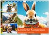 Buchcover Liebliche Kaninchen. Flauschige Hopsis haben Spaß (Wandkalender 2026 DIN A4 quer), CALVENDO Monatskalender
