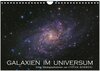 Buchcover Galaxien im Universum (Wandkalender 2026 DIN A4 quer), CALVENDO Monatskalender