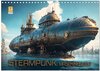 Buchcover Steampunk Maschinenwelt (Wandkalender 2026 DIN A4 quer), CALVENDO Monatskalender
