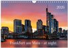 Buchcover Frankfurt am Main - at night (Wandkalender 2026 DIN A4 quer), CALVENDO Monatskalender