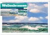 Buchcover Wellenbrausen - Gemalte Wellen von Michaela Spreider (Wandkalender 2026 DIN A4 quer), CALVENDO Monatskalender