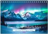 Buchcover Traumhafte Polarlichter . Licht, Schnee und Eis hoch im Norden (Tischkalender 2026 DIN A5 quer), CALVENDO Monatskalender