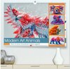 Buchcover Modern Art Animals (hochwertiger Premium Wandkalender 2026 DIN A2 quer), Kunstdruck in Hochglanz