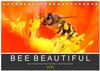 Buchcover Bee Beautiful - Die phantastische Welt der Bienen (Tischkalender 2026 DIN A5 quer), CALVENDO Monatskalender