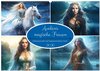Buchcover Avalons magische Frauen. Geheimnisvolle und Sagenumwobene Insel (Wandkalender 2026 DIN A2 quer), CALVENDO Monatskalender
