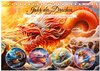 Buchcover Jahr des Drachen - Im Stil des chinesischen Tierkreiszeichens (Tischkalender 2026 DIN A5 quer), CALVENDO Monatskalender