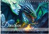 Buchcover Drachen - Gefürchtete, aber nicht immer böse Fabelwesen (Tischkalender 2026 DIN A5 quer), CALVENDO Monatskalender