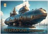 Buchcover Steampunk Maschinenwelt (Wandkalender 2026 DIN A3 quer), CALVENDO Monatskalender