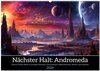 Buchcover Nächster Halt Andromeda (Wandkalender 2026 DIN A2 quer), CALVENDO Monatskalender