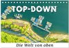Buchcover Top-down - Die Welt von oben (Tischkalender 2026 DIN A5 quer), CALVENDO Monatskalender