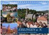 Buchcover Esslingen a. N., die ehemalige Reichsstadt im Blick (Tischkalender 2026 DIN A5 quer), CALVENDO Monatskalender
